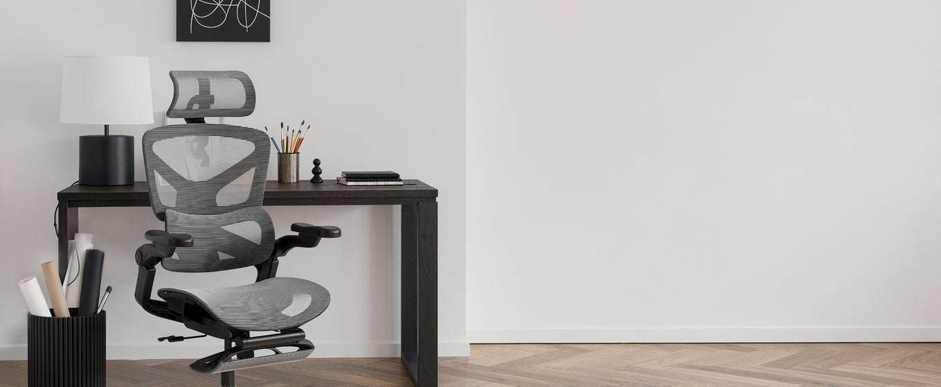 EP500 | Ergonomischer Bürostuhl mit Fußstütze