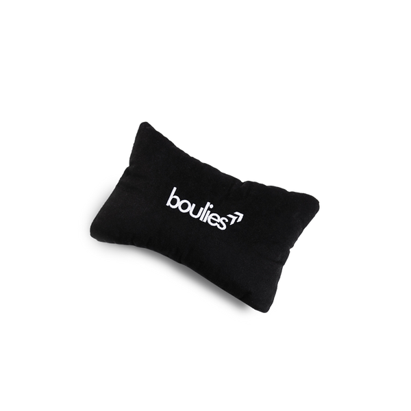 Boulies Velours-Kopfstütze - Schwarz